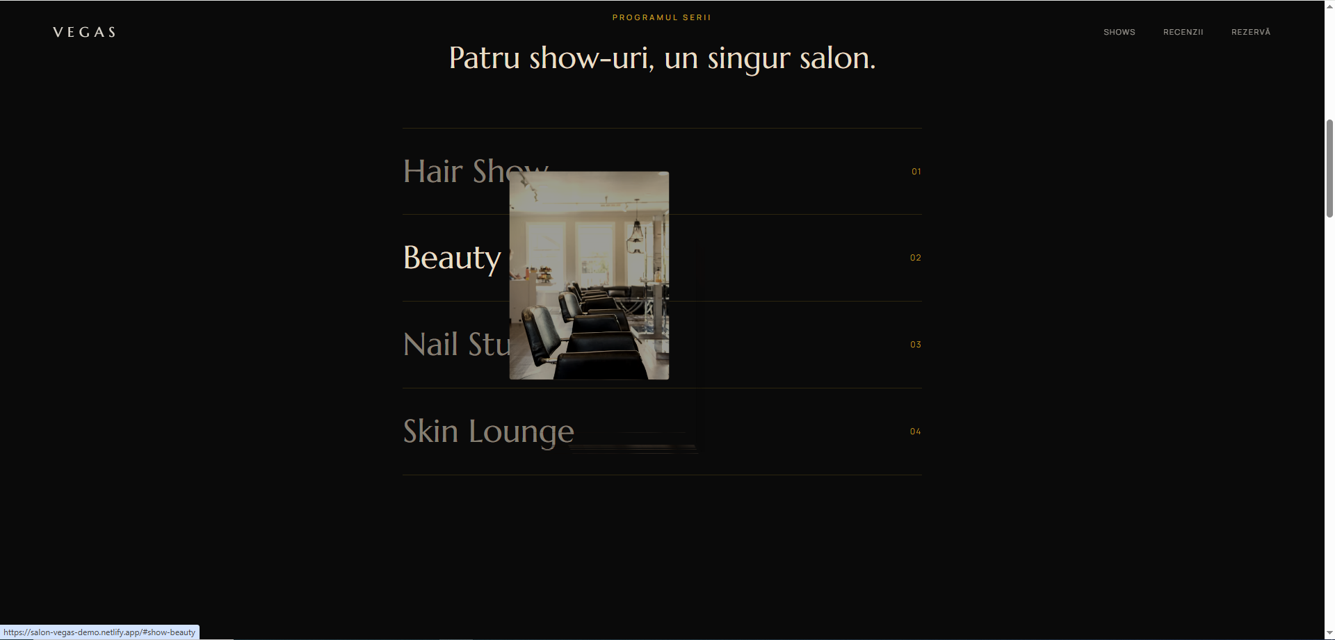 VEGAS — Salon Vegas